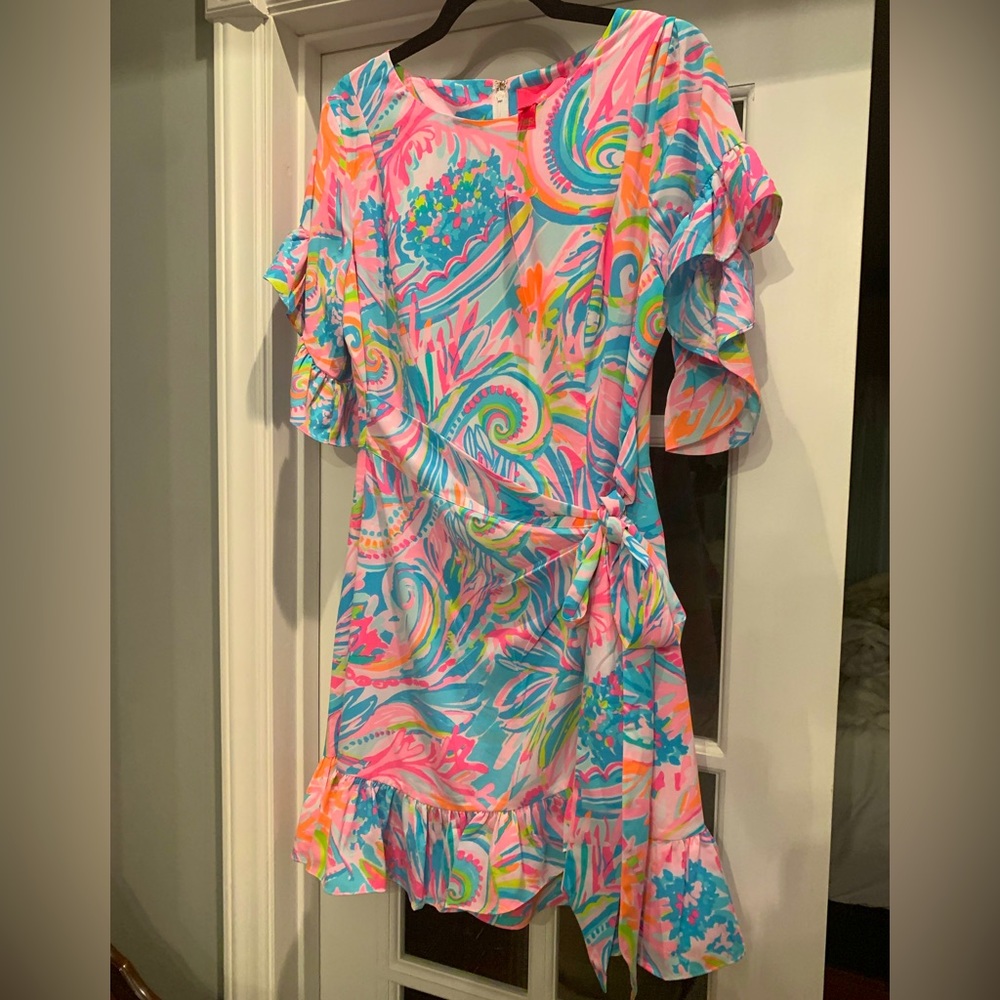 MWT 12 Darlah dress from Lilly Pulitzer in Carnivale Coral